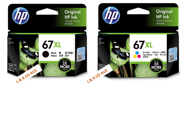 Genuine HP 67, 67XL, 67XXL ink Cartridge for HP Deskjet - New Stock!