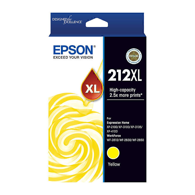 Genuine Epson 212XL High Yield Ink Cartridges For XP-2100/3100/3105/4100 - New!