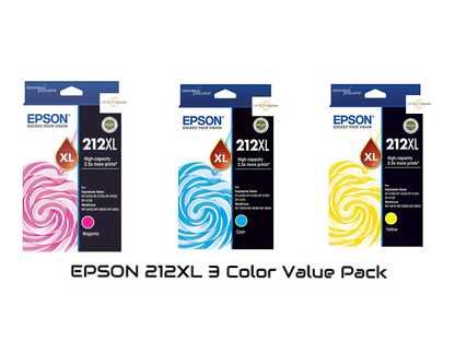 Genuine Epson 212XL High Yield Ink Cartridges For XP-2100/3100/3105/4100 - New!