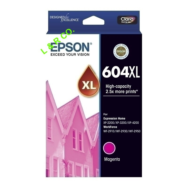 Genuine Epson 604XL Ink Cartridges and 604XL Value Pack