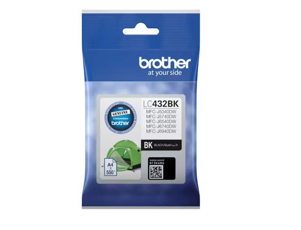 Genuine Brother LC432XL Cyan Magenta Yellow Black Ink Cartridges or Value Packs