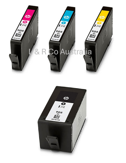 Genuine HP 905XL High Yield Singles and 905 Standard Value Packs Ink Cartridges