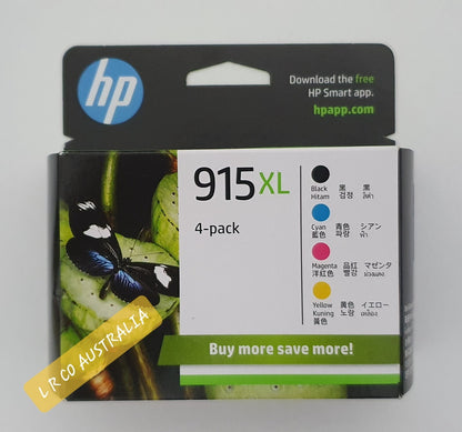 Genuine HP 915XL Value Pack and Standard High Yield Ink Cartridges - New Stock!