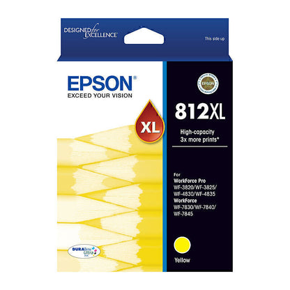 Genuine Epson 812XL High Yield Ink Cartridges and Value Packs - New!