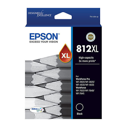 Genuine Epson 812XL High Yield Ink Cartridges and Value Packs - New!