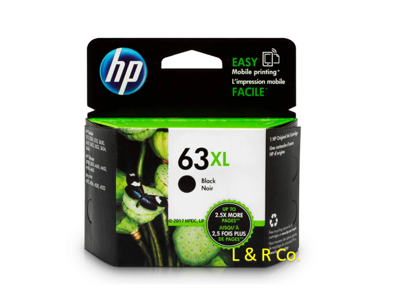 Genuine HP 63 / 63XL Black/Color Ink Cartridges for HP Deskjet