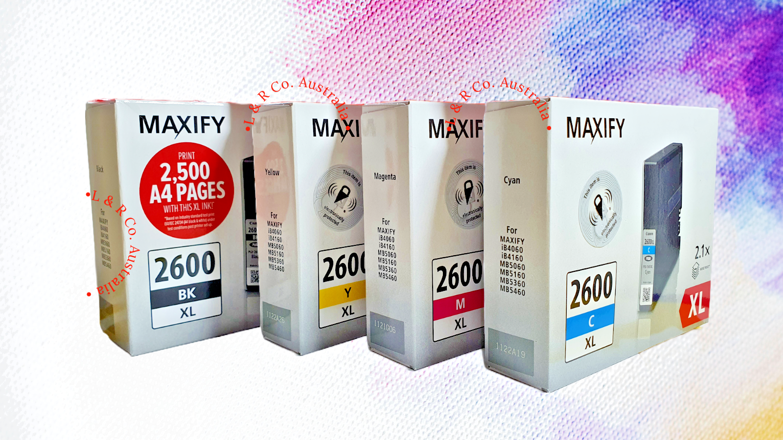 Genuine Canon PGI-2600XL 2600XL Color Ink for IB4060 IB4160 MB5060 MB5160 MAXIFY