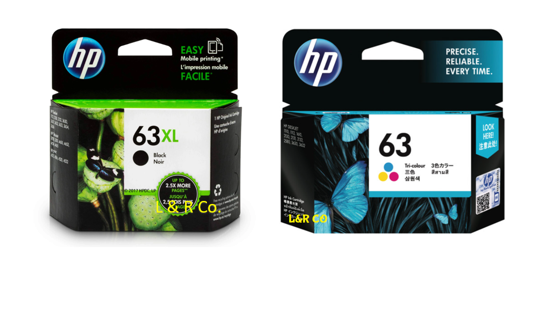 Genuine HP 63 / 63XL Black/Color Ink Cartridges for HP Deskjet