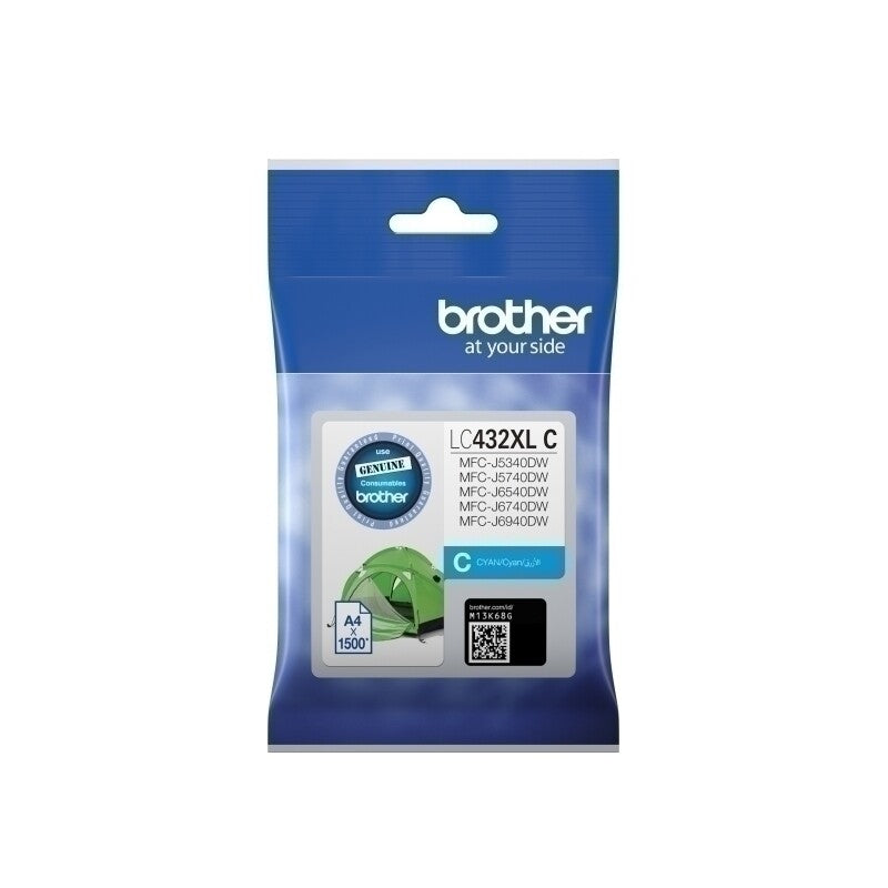 Genuine Brother LC432XL Cyan Magenta Yellow Black Ink Cartridges or Value Packs