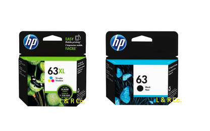 Genuine HP 63 / 63XL Black/Color Ink Cartridges for HP Deskjet