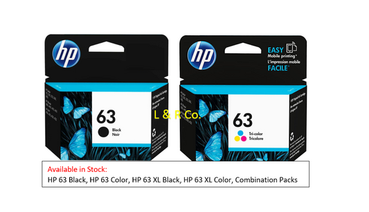 Genuine HP 63 / 63XL Black/Color Ink Cartridges for HP Deskjet