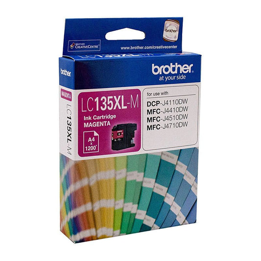 Genuine Brother LC135XL Ink Cartridges Yellow Magenta Cyan and Color Value Pack - Shopefy