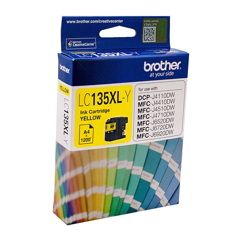 Genuine Brother LC135XL Ink Cartridges Yellow Magenta Cyan and Color Value Pack - Shopefy