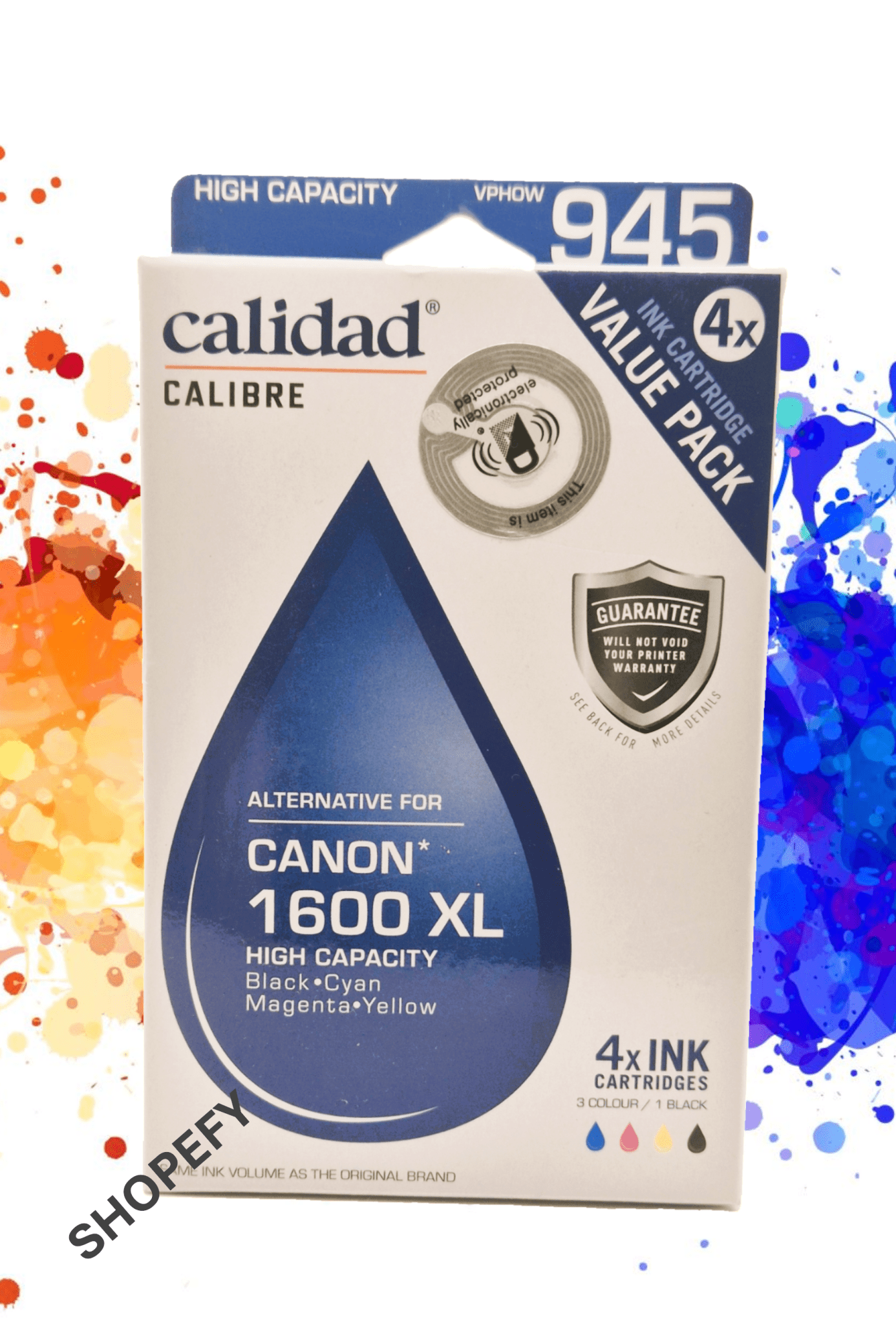 Calidad PGI - 1600XL Compatible Ink Cartridge 5 - Pack for Canon MB2760 MB2360 MB2160 - Shopefy