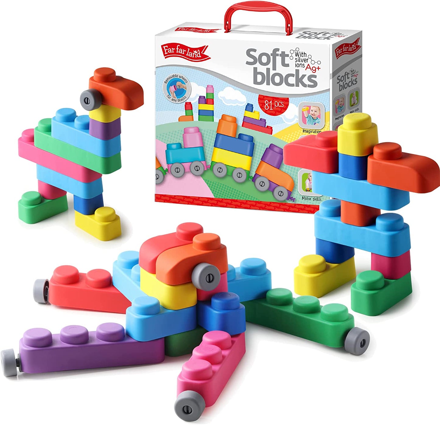 Soft Play Blocks 81pcs
