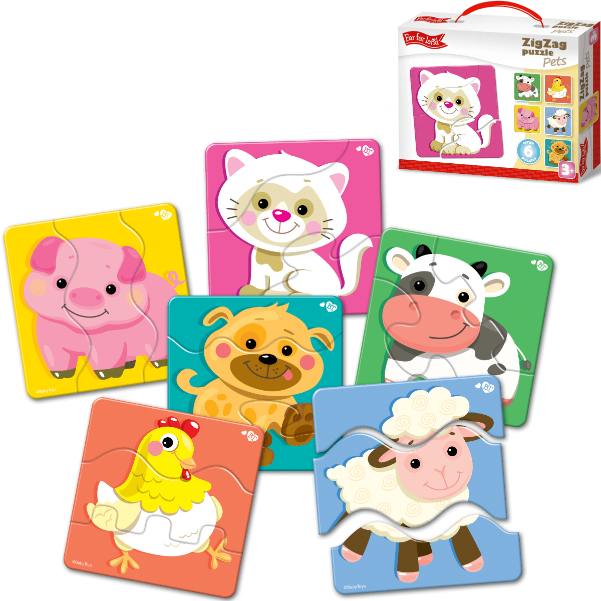 ZigZag Puzzle Pets for Toddlers Age 3+ Educational Puzzle - Shopefy