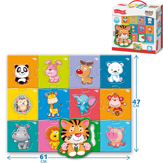 Maxi Puzzles Zoo for Toddlers Age 3+ Years - Shopefy