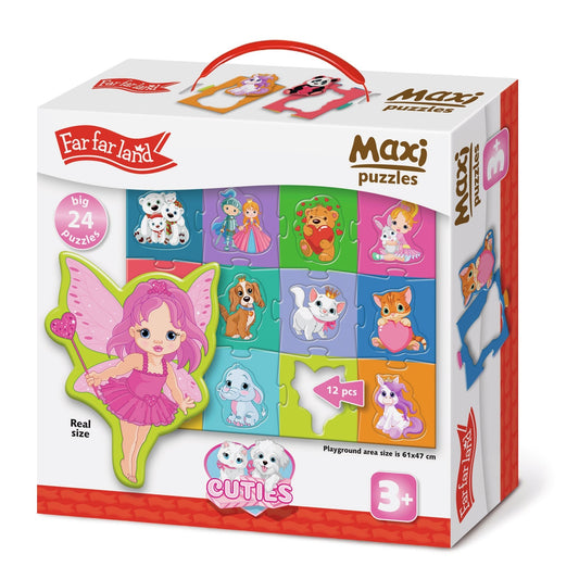 Maxi Puzzles Cuties for Toddlers Age 3+ Years - Shopefy