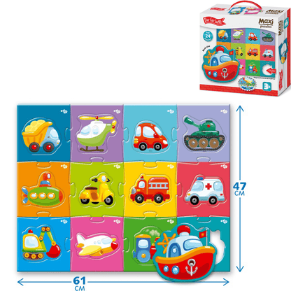 Maxi Puzzles Transport for Toddlers Age 3+ Years - Shopefy