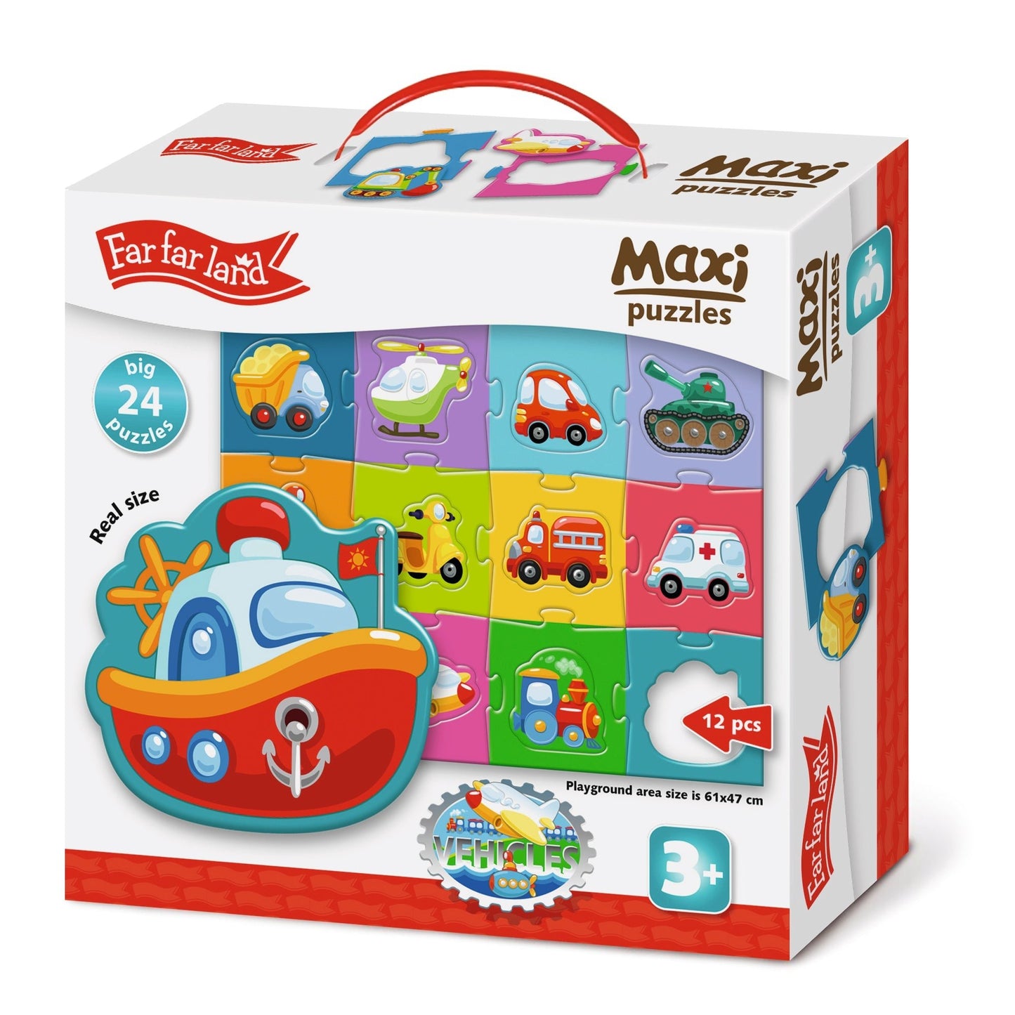 Maxi Puzzles Transport for Toddlers Age 3+ Years - Shopefy