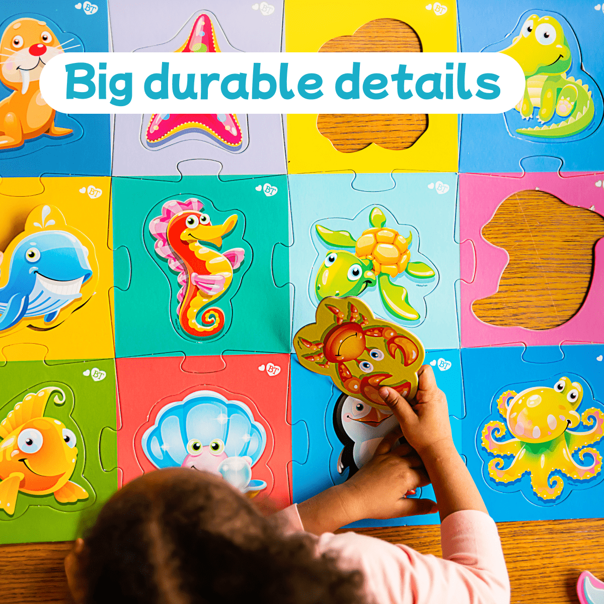 Maxi Puzzles Sea Animals for Toddlers Age 3+ Years - Shopefy