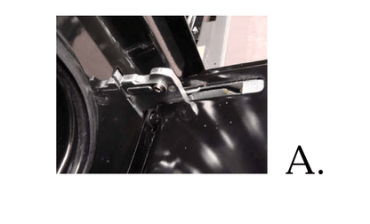 TEG95DUA - 2 TECHNIKA Oven Door New Version Style Door for 900mm Upright Cooker - Type A HInge - Shopefy