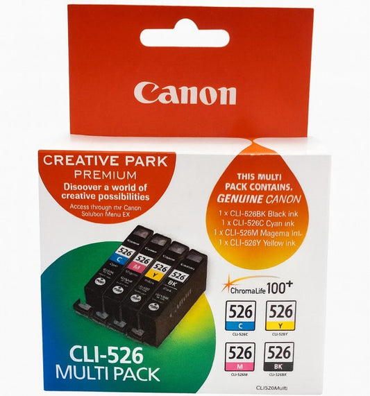 Canon CLI526 Ink Cartridge Value Pack CMYK Multipack