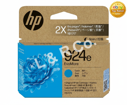 Genuine HP 924e Standard Ink Cartridges EvoMore Original - Brand New