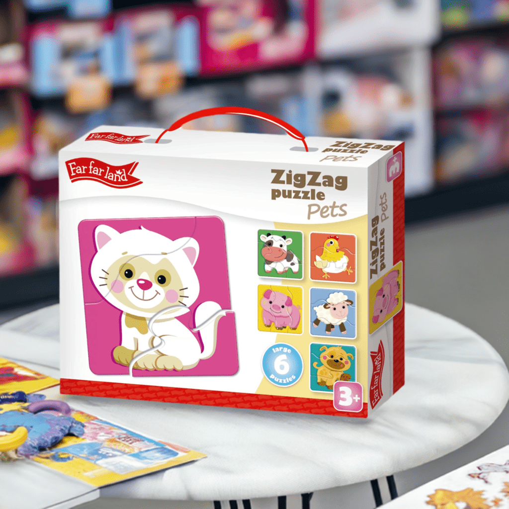 ZigZag Puzzle Pets for Toddlers Age 3+ Educational Puzzle - Shopefy